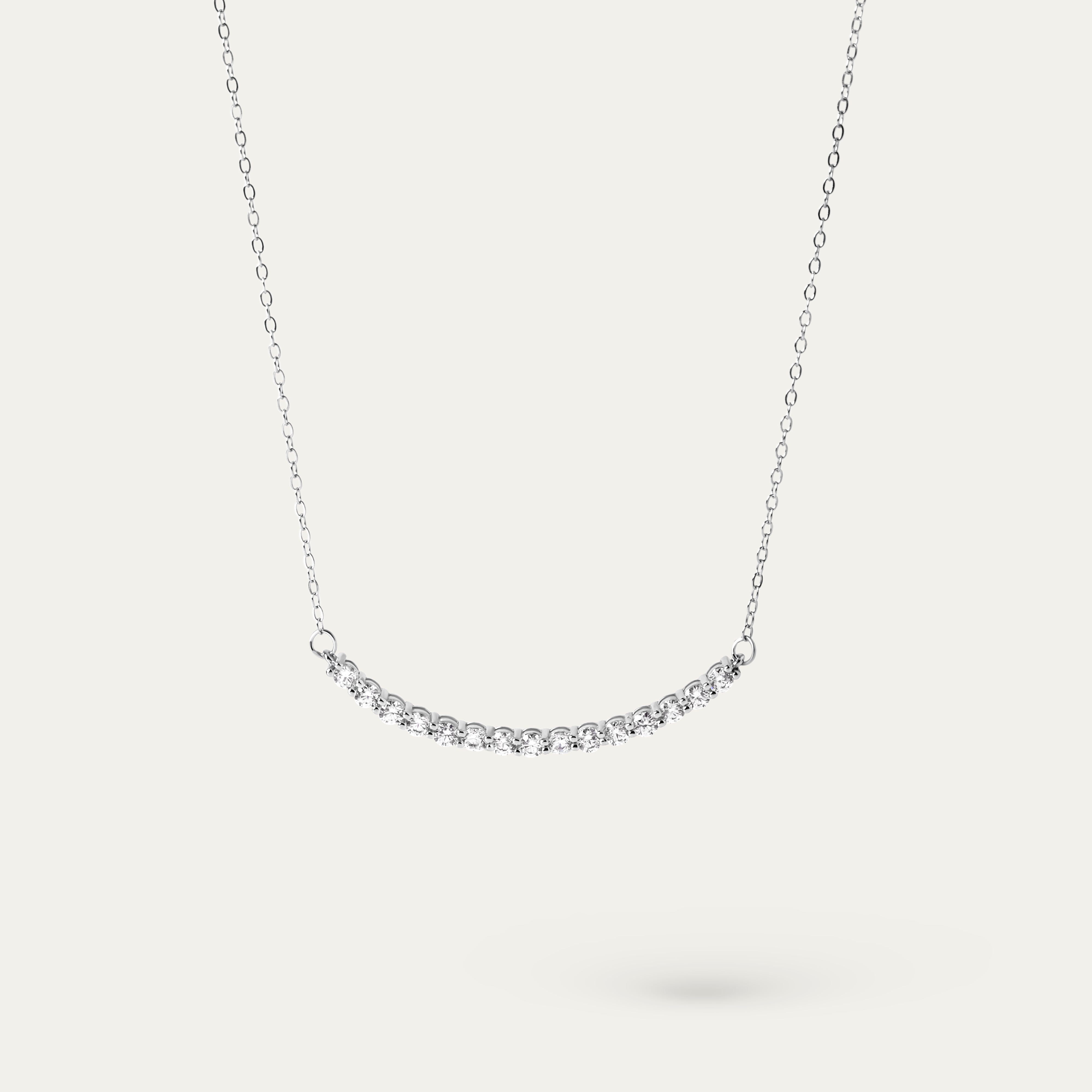 Lele 1.0ct Moissanite Necklace (925 Sterling Silver)