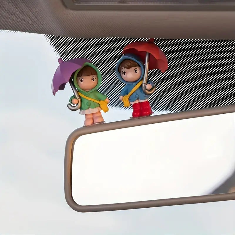 Trendy Umbrella Couple Car Ornament