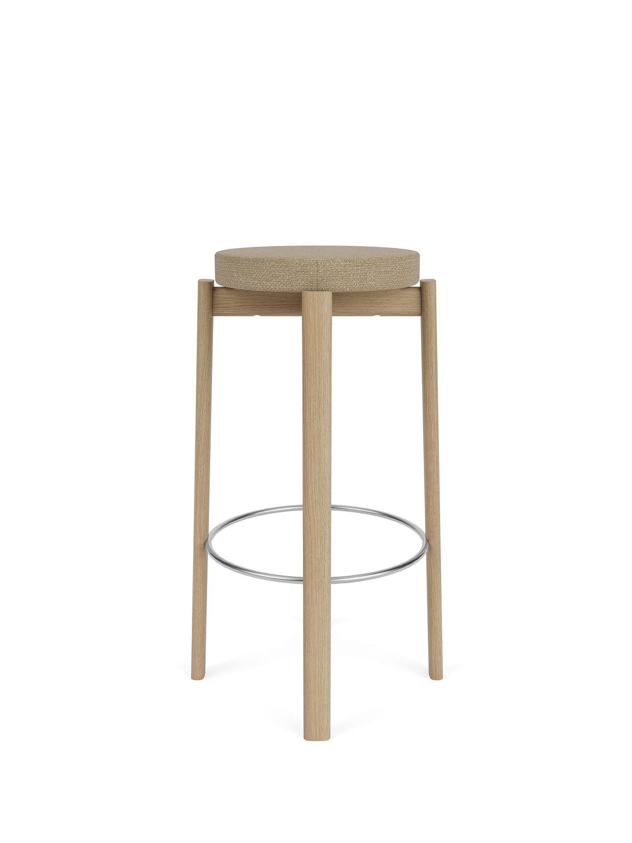 Passage Bar Stool. Upholstered Seat