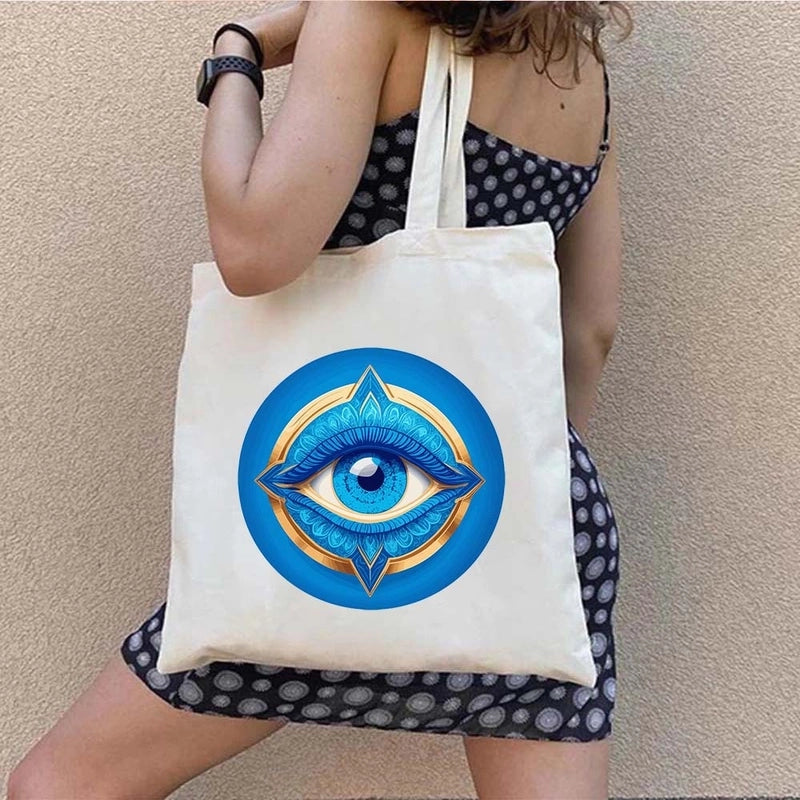 Women's Eye Vacation Canvas Bag
