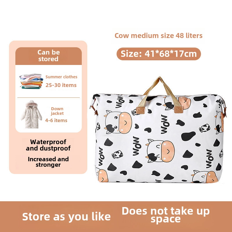 Quilt Storage Bag Clothes Finishing Bag Large Capacity Quilt Waterproof Moisture-proof Moving Bag School Bag