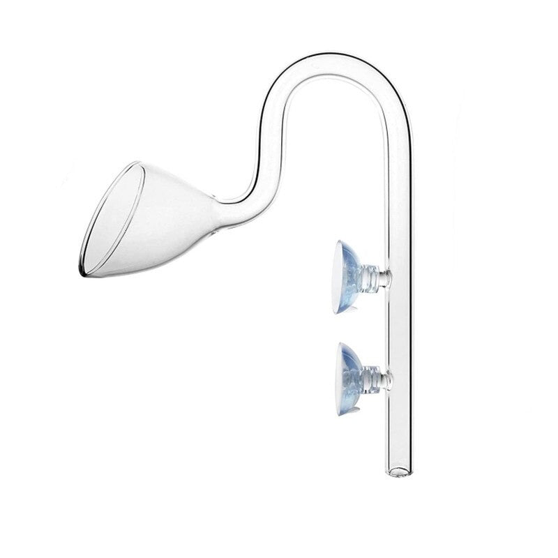 Glass Lily Pipe Tank Filter For Aquarium