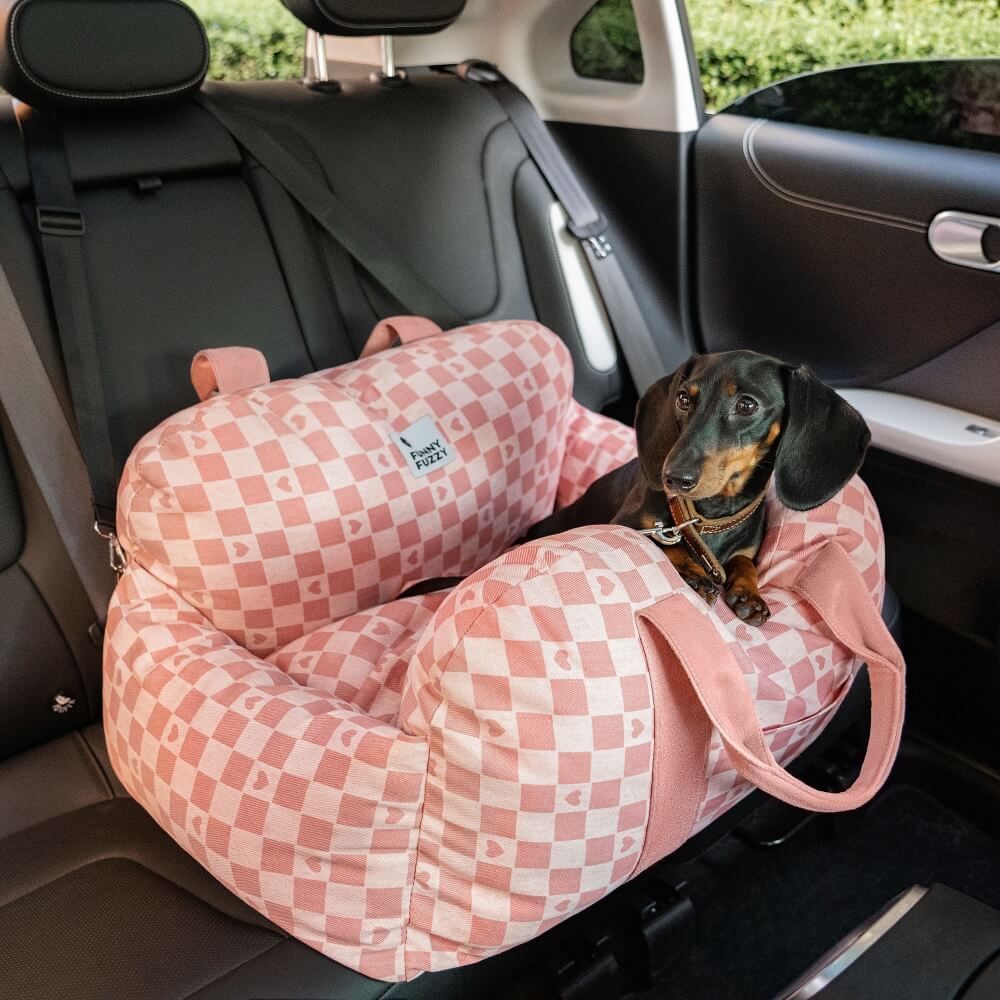 Travel Safety Puppy Dog Car Seat Bed - First Class