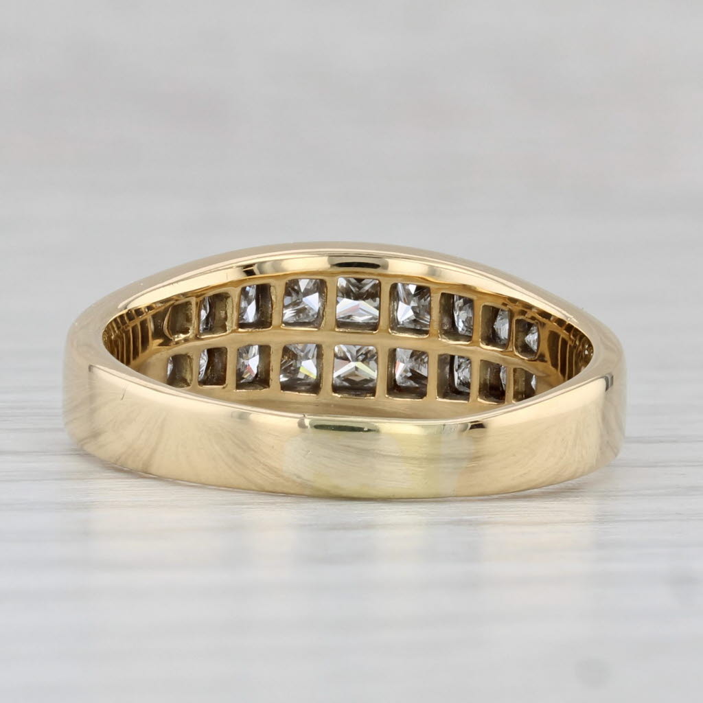 0.59ctw Diamond Ring 18k Yellow Gold Size 8.5 Wedding Band