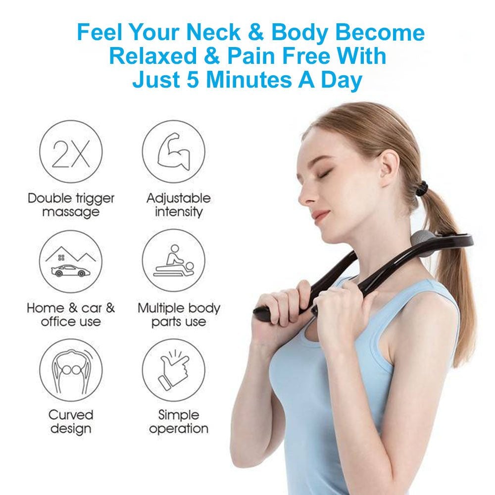 【Hot sale 45% off🔥】Dual Pressure Point Neck Massager