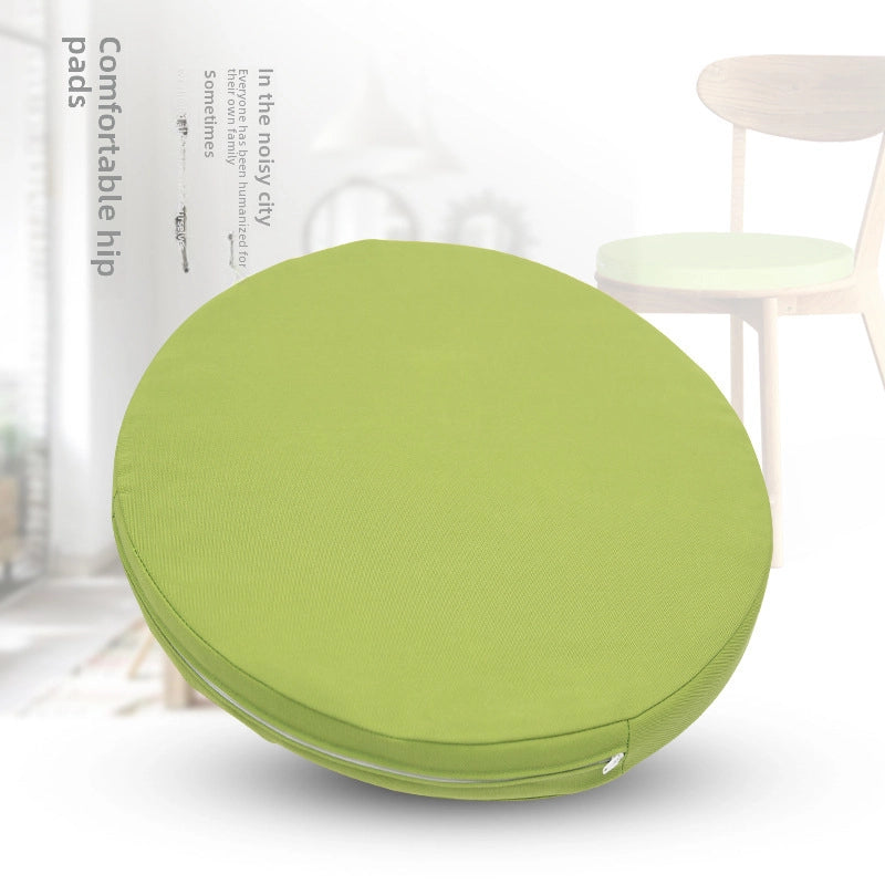 Round Outdoor Cushion Fat Cushion Customized Four Seasons Universal Cushion Solid Color Cotton And Linen Fabric Removable And Washable Chair Cushion