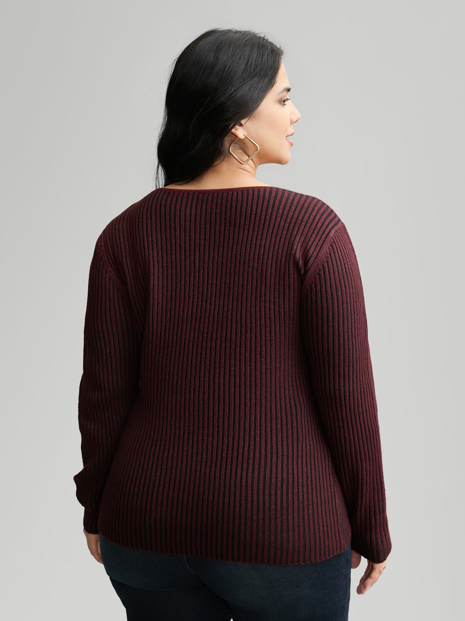 Supersoft Essentials Texture V Neck Pullover