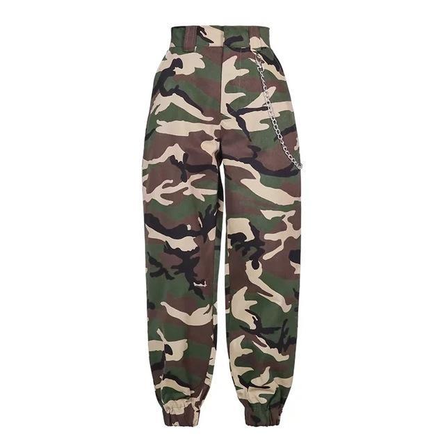 High Waisted Straight Trouser With Chain