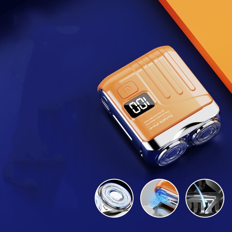 ⏳Time-limited Special🥸Men’s Waterproof Mini Electric Shaver with LED Display