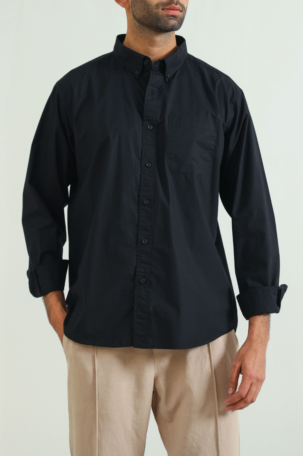 POPLIN POCKET SHIRT