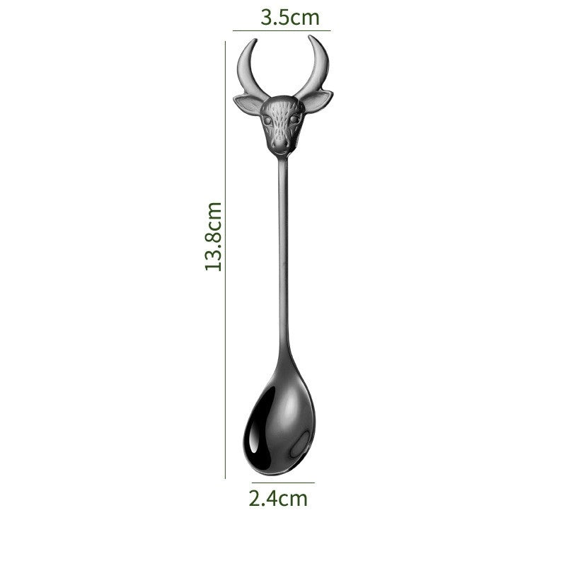 Casual Animal 304 Stainless Steel Spoon 1 Piece