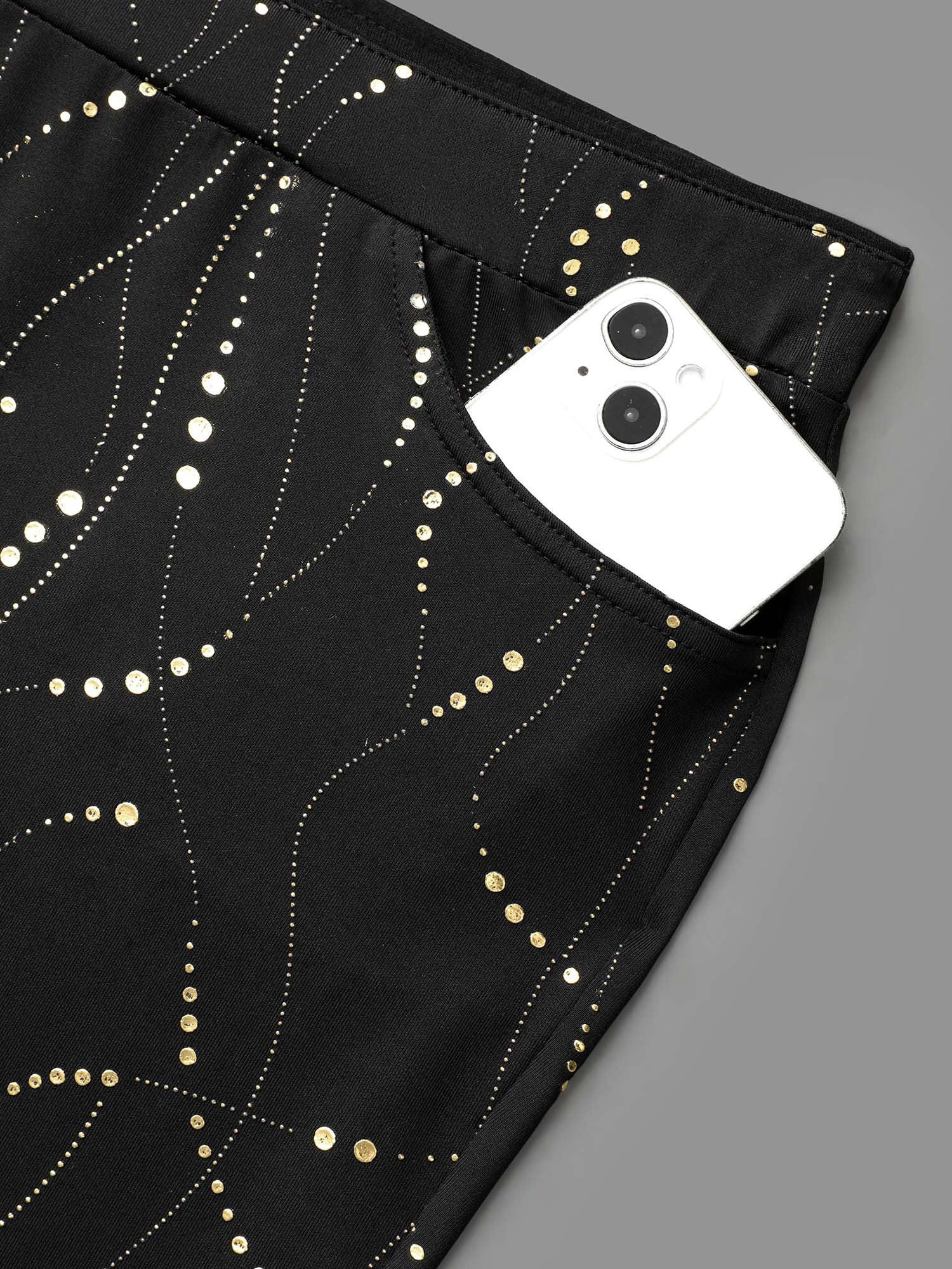 Shiny Glitter Skinny Fit Leggings