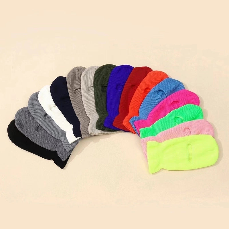 Unisex Basic Solid Color Wool Cap
