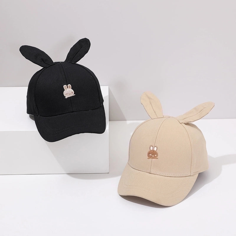 Children Unisex Cartoon Style Rabbit Embroidery Baseball Cap
