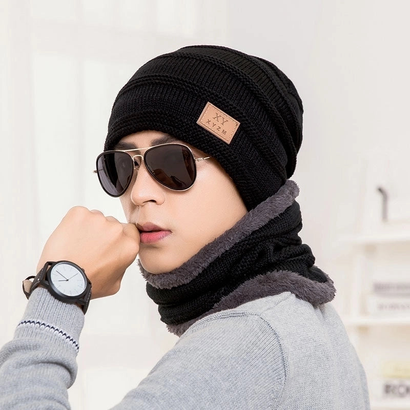 Kid's Men's Minimalist Letter Wool Cap