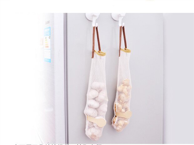 Fruits Vegetables Hanging Mesh Bag.