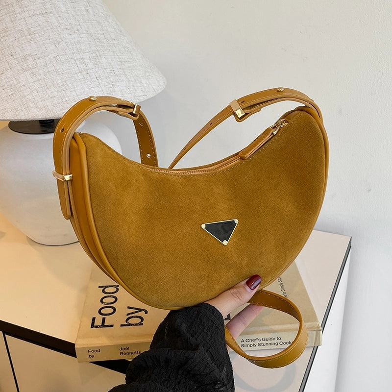 Fashionable Soft Surface Dumpling Bag Western Style Shoulder Bag Special-Interest Design Crossbody Bag