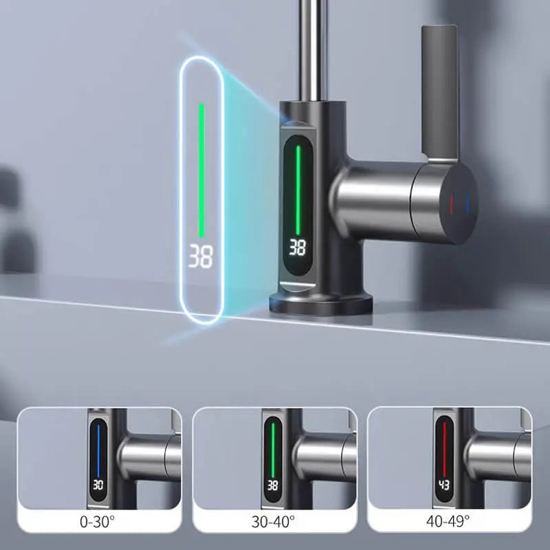 Dynamic Digital Waterfall Faucet