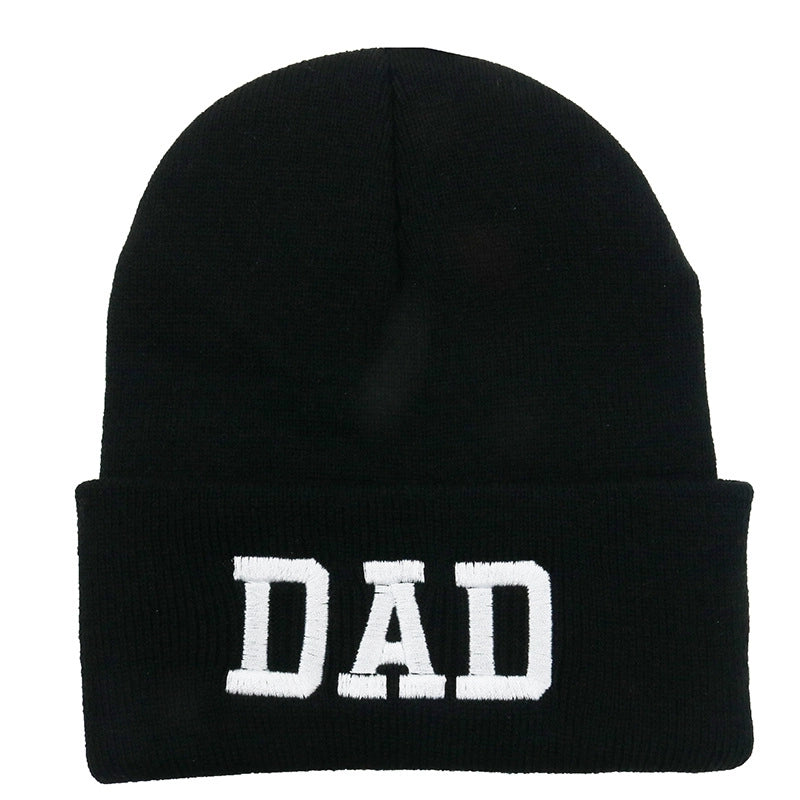 Unisex Modern Style Streetwear Letter Embroidery Eaveless Wool Cap