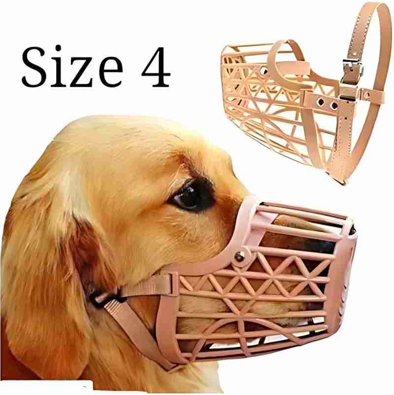 Dog strong plastic muzzles