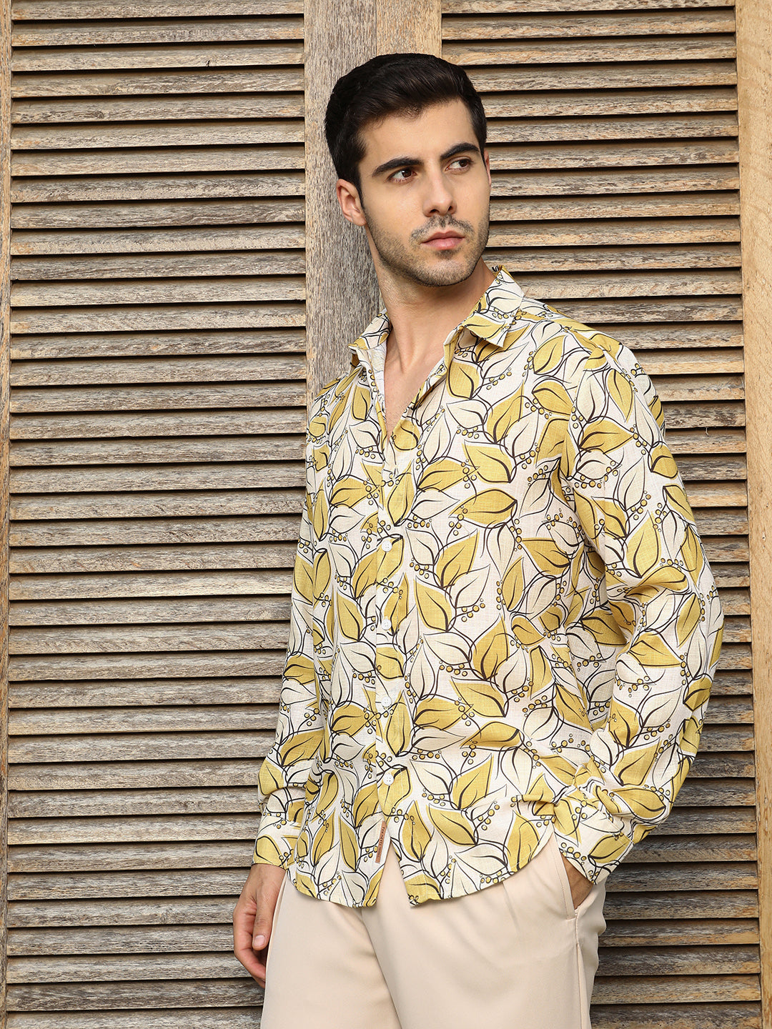 Leaflet Imprint Shirt