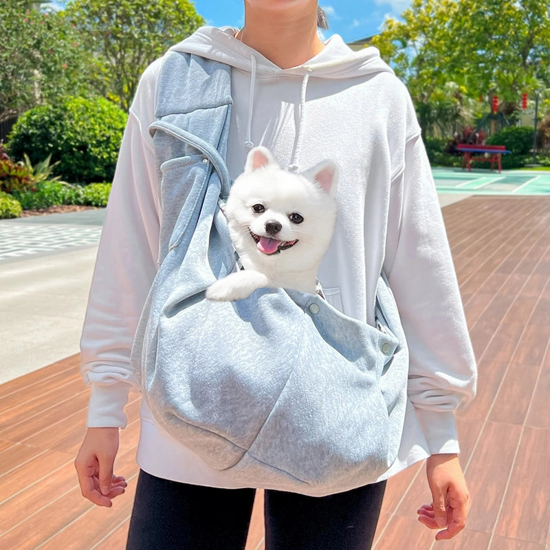 Minimalist Polyester Solid Color Pets Backpack
