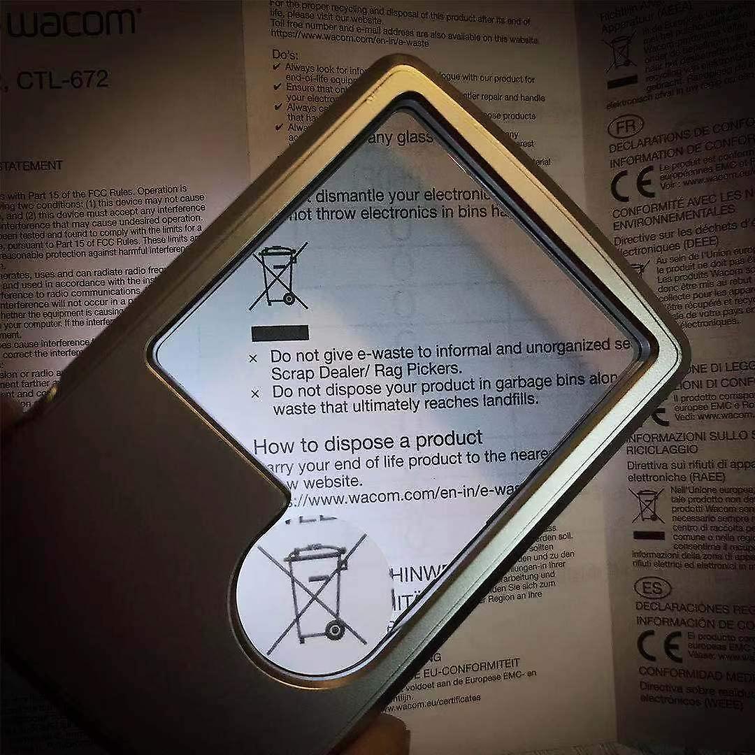 🔎Magnifying Glass Reading Tool With LED Light