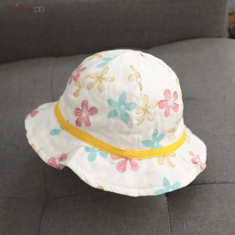 Baby Girl's Girl's Casual Flower Bowknot Bucket Hat