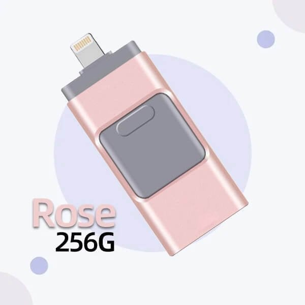 4 In 1 High Speed USB Flash Drive For iPhone. iPad. Android. PC & More Devices