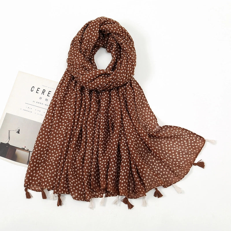 Unisex Vacation Sweet Geometric Polyester Scarf