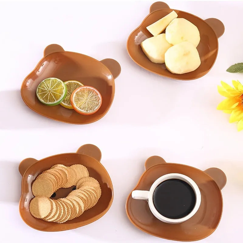 8 PIECES BEAR SNACKS PLATE