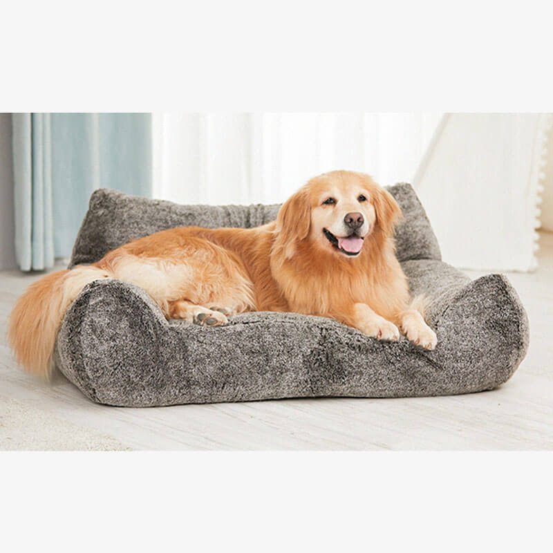 Large Cozy Plush Dog Sofa Bed