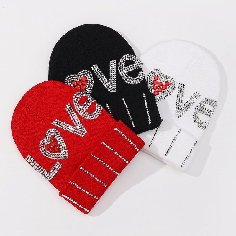 Unisex IG Style Love Letter Eaveless Beanie Hat