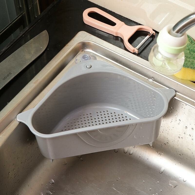 Triangle Storage Holder Multifunctional Drain Shelf