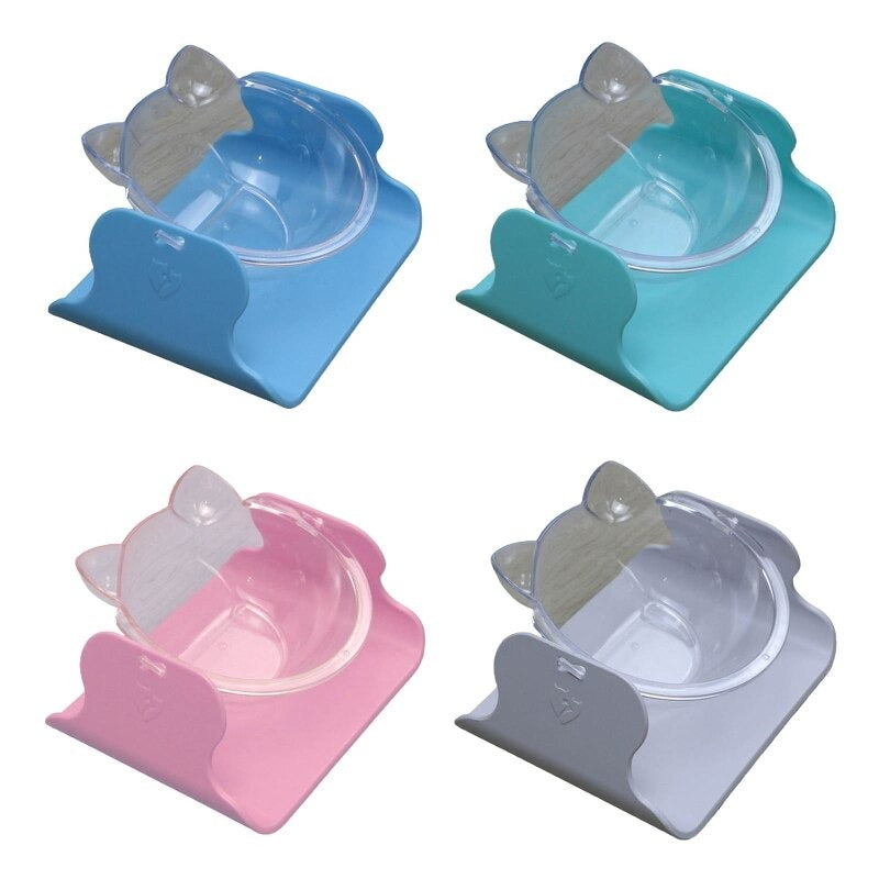 Tilted Raised Food Bowl