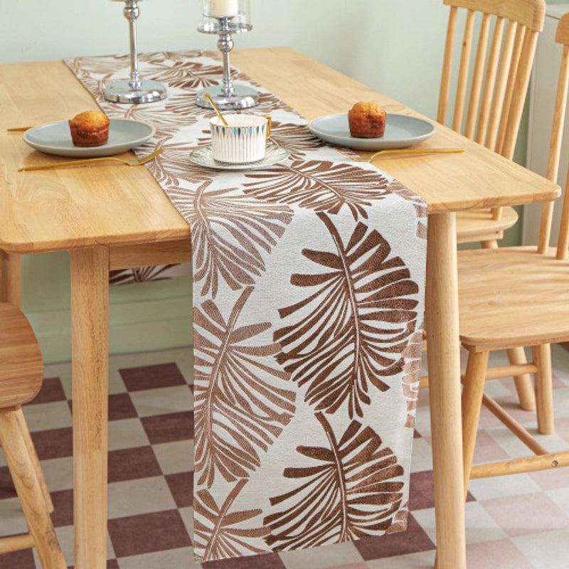 Casual Elegant Minimalist Leaf Polyester Tablecloths