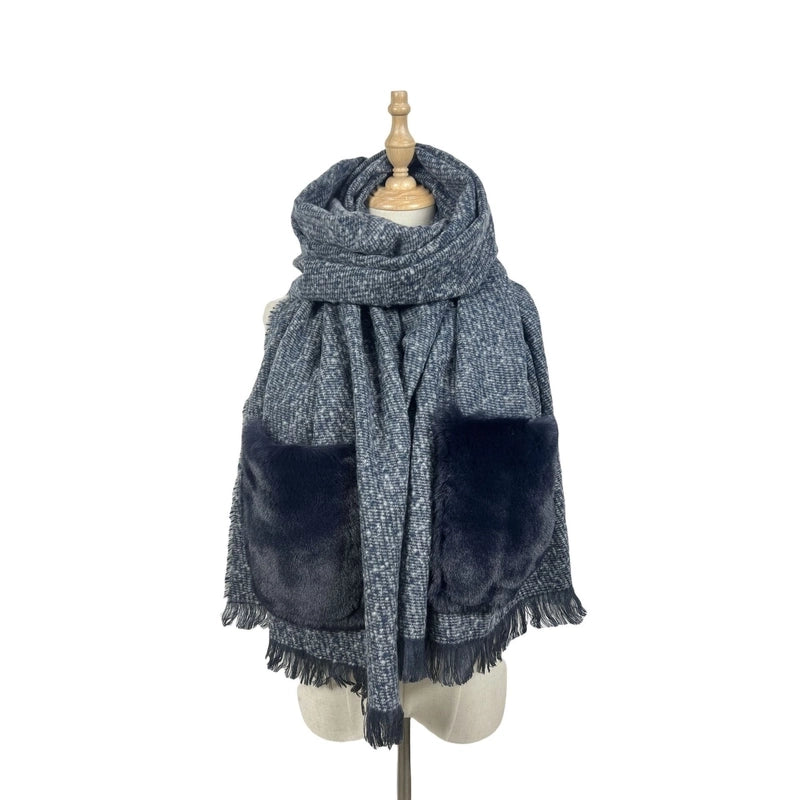 Women's Casual Solid Color Polyester Scarf