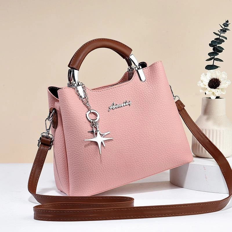 Women's Medium All Seasons Pu Leather Vintage Style Handbag