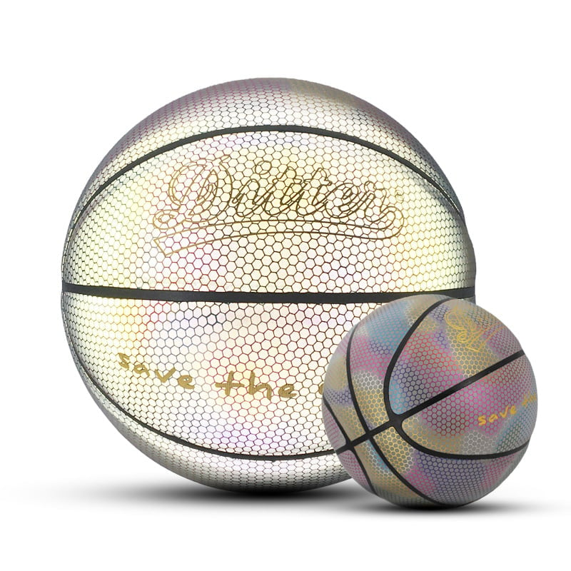 Holographic Reflective Glowing Baseball⚾/ Basketball🏀/Soccer⚽/Football (Rubgy)🏈/Volleyball🏐