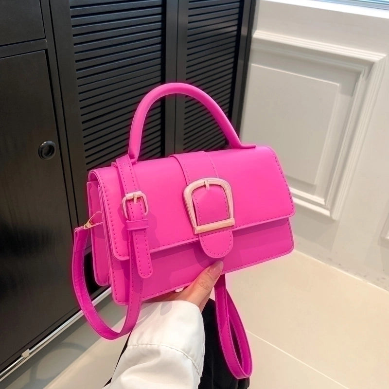 Women's All Seasons Pu Leather Basic Shoulder Bag