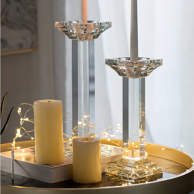 Halo Crystal Candlestand Large