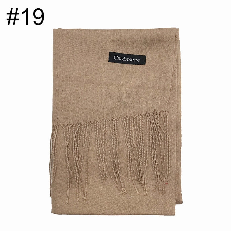 Thin Cotton And Linen National Two Tassel Ladies Scarf Shawl 100g A Generation Of Hair