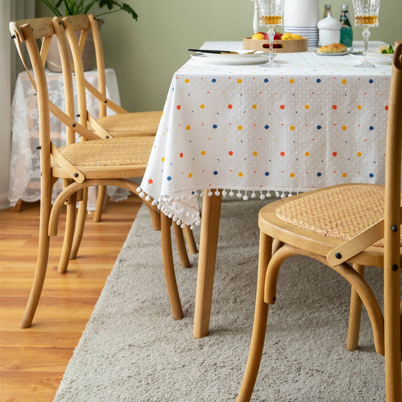 IG Style Polka Dots Cotton Tablecloths