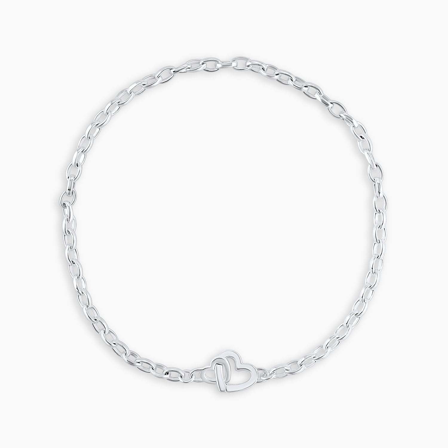 Minimalist Heart Titanium Steel Electroplating Necklaces