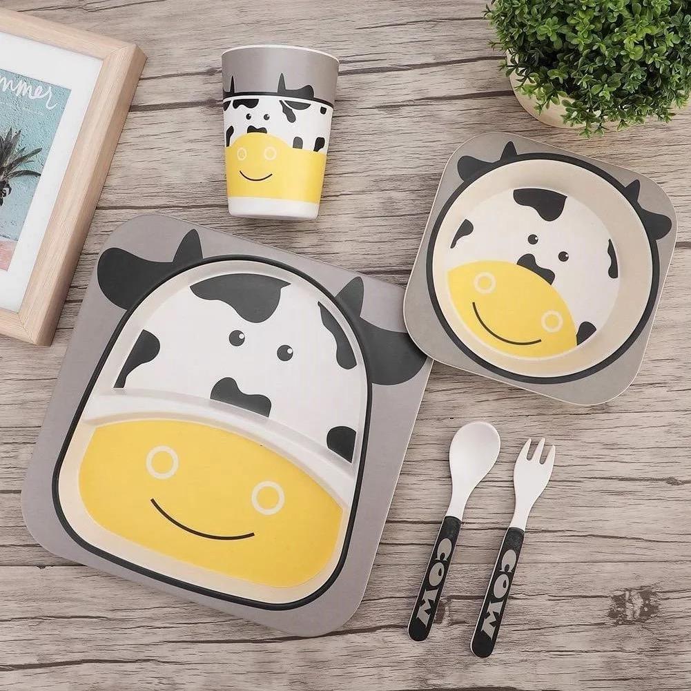 KIDS 5IN1 MELAMINE TABLEWARE SET