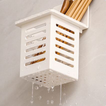 Shower Draining Shelf Multipurpose Bathroom Kitchen Storage Box Shelf