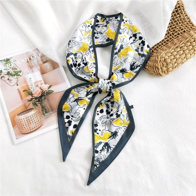 Fashion Printing Long Silk Scarf