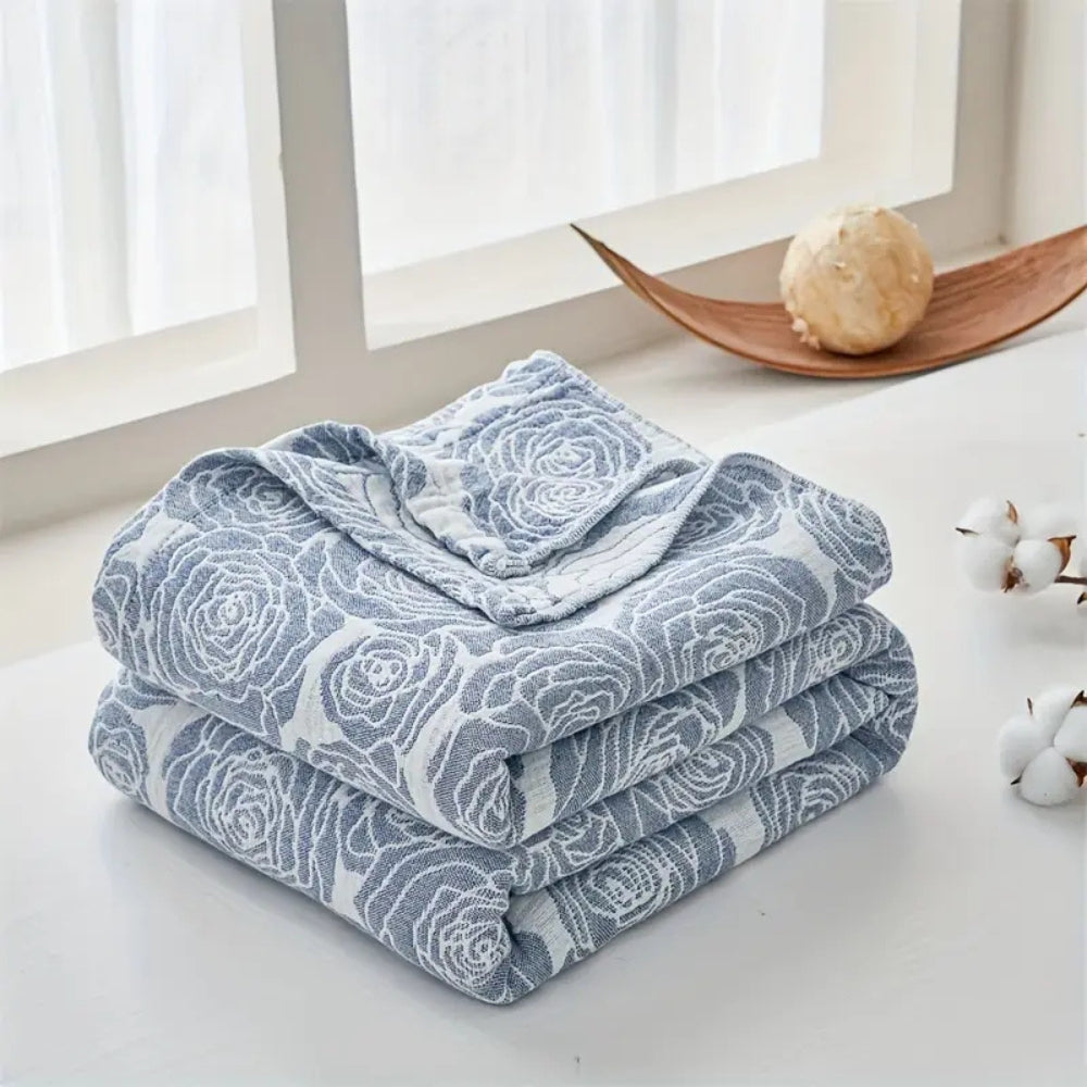 Rose Cotton Blanket
