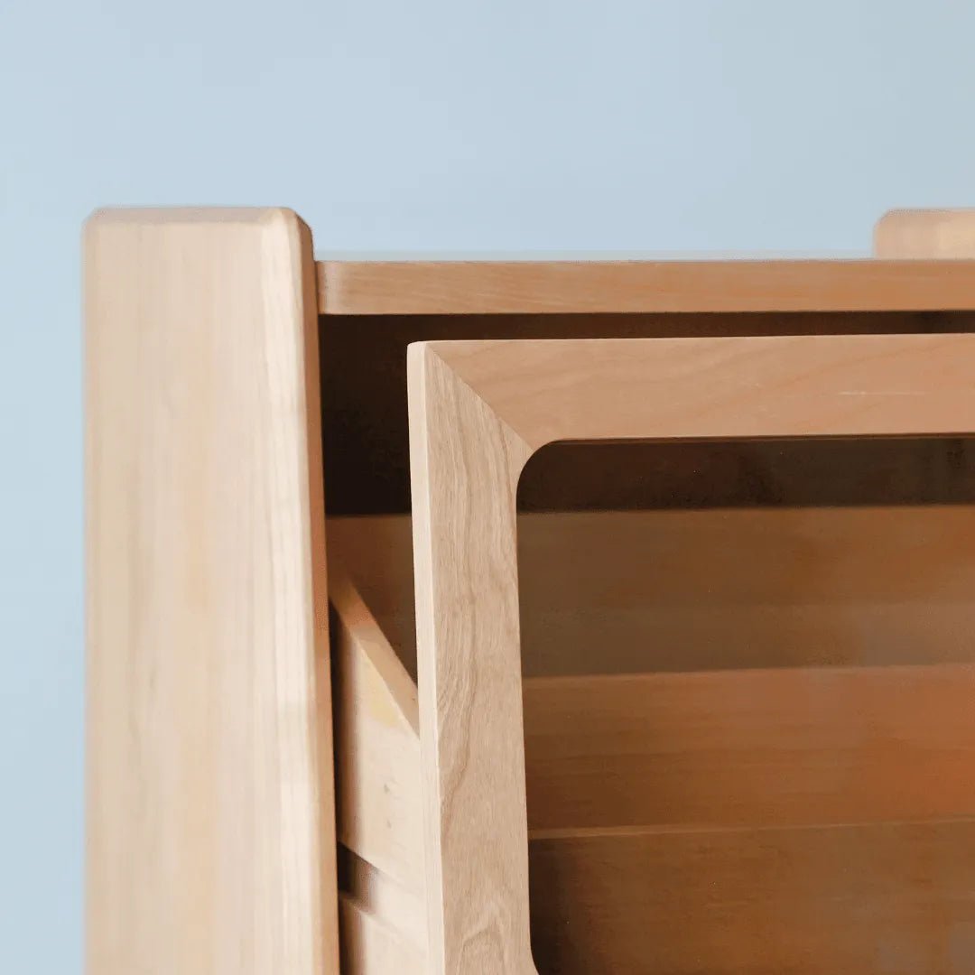 Corcino Solid Wood Nightstand