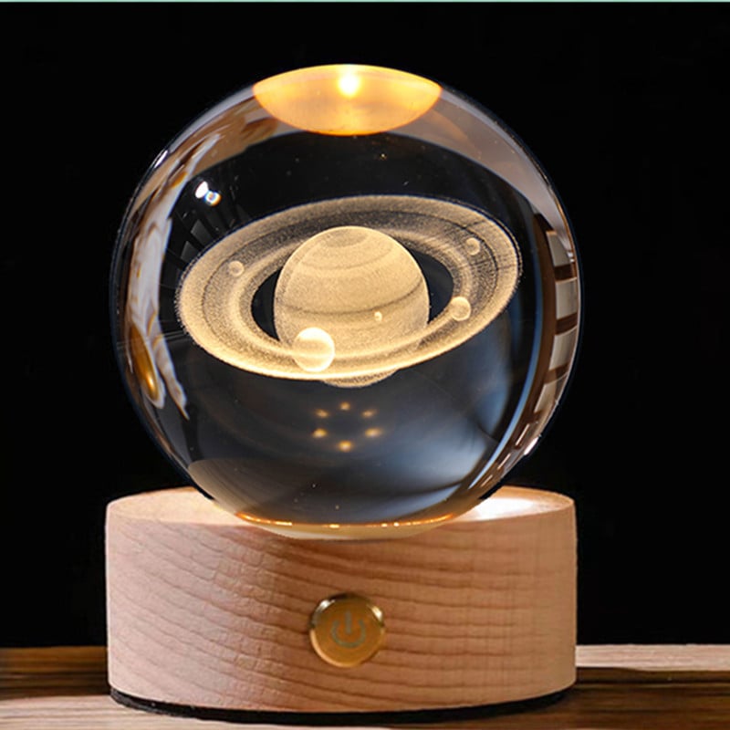 Hot Sale - 3D Planet Crystal Ball-Free Shipping